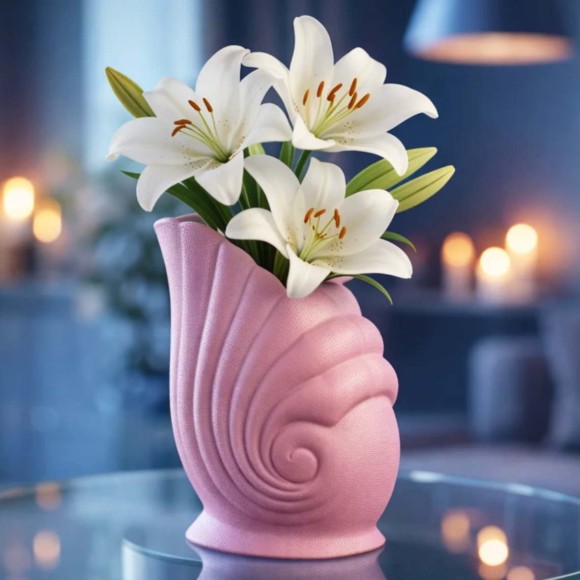 Seashell Decorative Vase