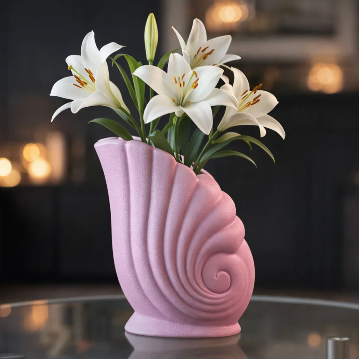 Seashell Decorative Vase
