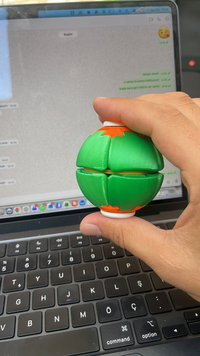 Spinball – Dönen Stres Topu - 12 Adet