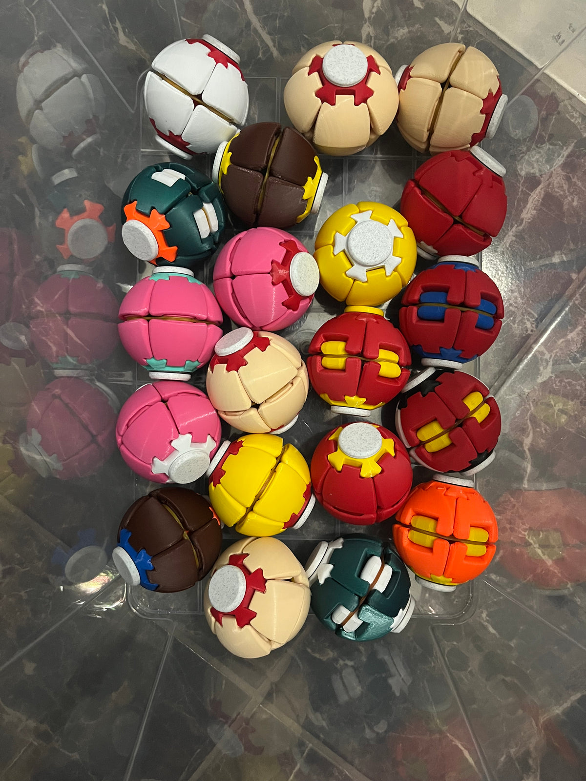 Spinball – Dönen Stres Topu - 12 Adet